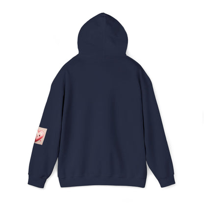 Valentine Fox 'Be Mine' Hoodie — Cute Heart Graphic Pullover - Sumoud Studio