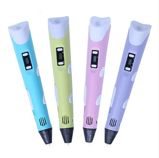 3D print pen 3D pen two generation graffiti 3D stereoscopic paintbrush children puzzle painting toys - Sumoud Studio