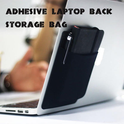 Adhesive Laptop Back Storage Bag Laptop Organizer - Sumoud Studio