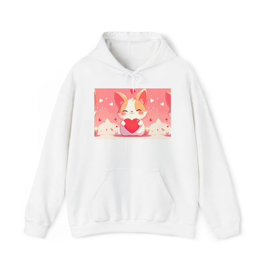 Corgi Heart Hoodie – Cute Valentine Dog Sweatshirt - Sumoud Studio