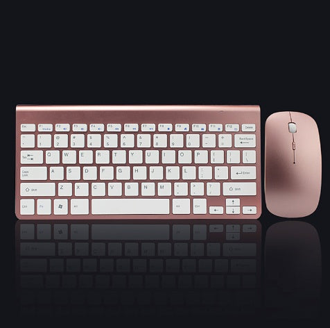 2.4G Wireless Keyboard And Mouse Protable Mini Keyboard Mouse Combo Set For Notebook Laptop Mac Desktop PC Computer Smart TV PS4 - Sumoud Studio