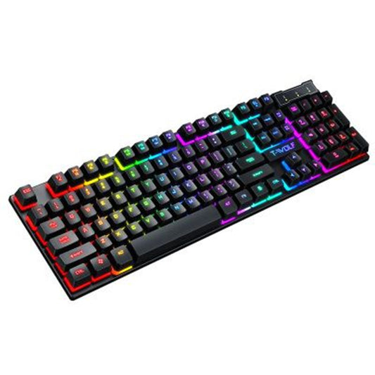 Gaming Usb Luminous Wired Keyboard Floating Manipulator - Sumoud Studio