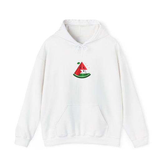 Watermelon Slice Hoodie – Cute Summer Fruit Graphic Pullover - Sumoud Studio